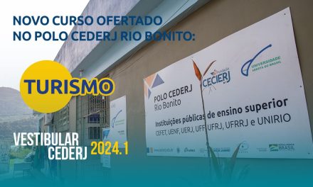 Polo Cederj Rio Bonito oferta novo curso: Turismo pela UNIRIO