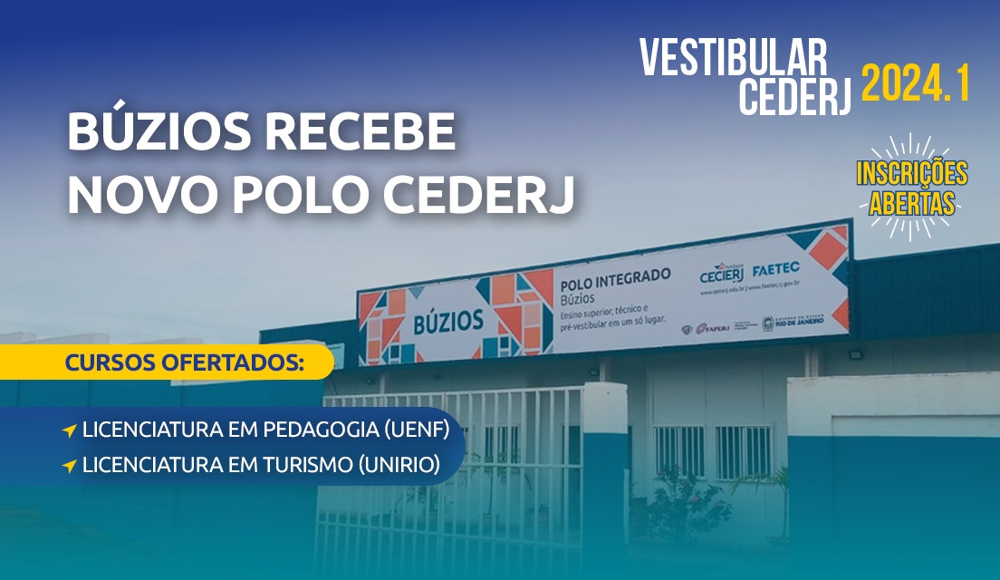 Armação dos Búzios ganha novo polo do Consórcio Cederj