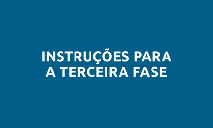 [II OLIMPÍADA DE CIÊNCIA & ARTE] – INSTRUÇÕES PARA A TERCEIRA FASE