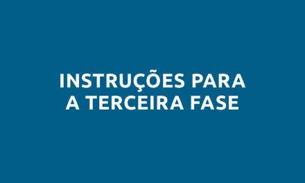 [II OLIMPÍADA DE CIÊNCIA & ARTE] – INSTRUÇÕES PARA A TERCEIRA FASE