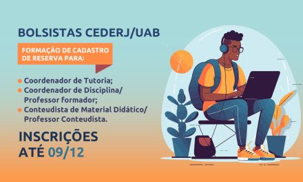 Fundação Cecierj abre edital para conteudistas e coordenadores de disciplina e de tutoria