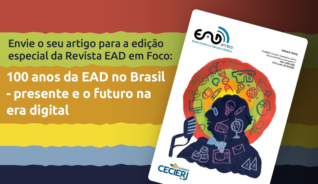 Lançamento de chamada para o número especial da  revista EAD em Foco