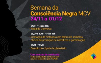 Museu Ciência Vida, em Duque de Caxias, prepara programação especial na Semana da Consciência Negra