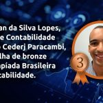 Aluno do Cederj conquista o 3º lugar na Olimpíada Brasileira de Ciências Contábeis