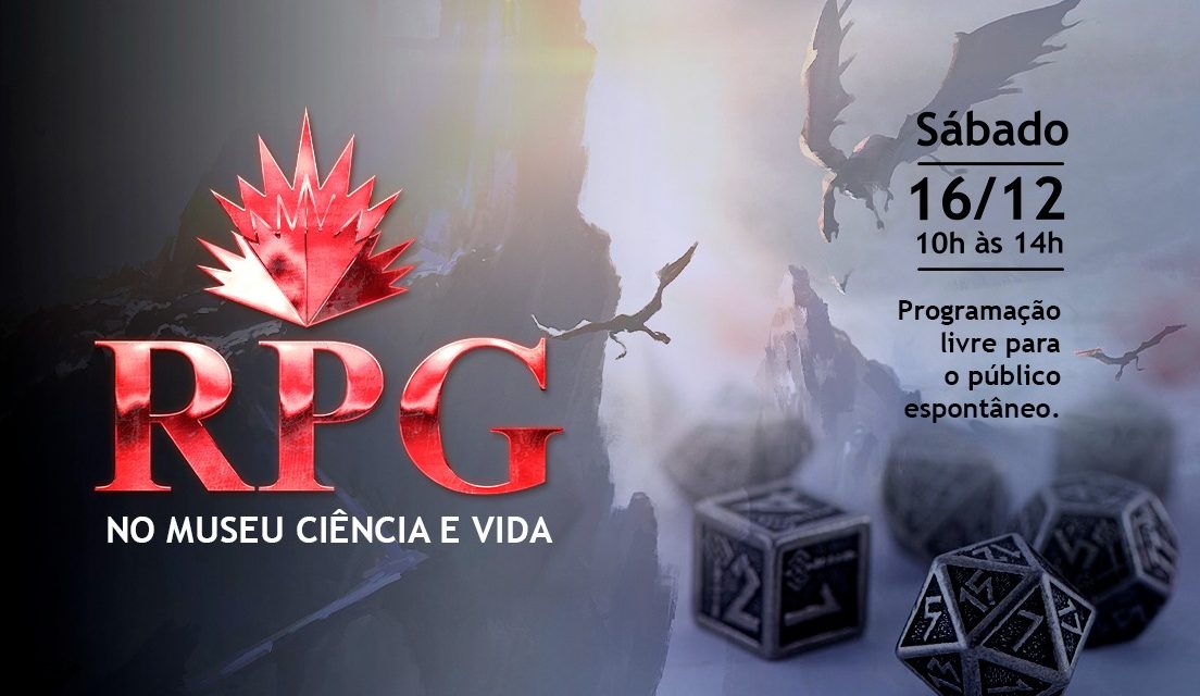 Curso gratuito e encontro sobre Jogos RPG são opções para fãs no