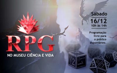 Sábado (16) é dia de RPG e jogos de tabuleiro no Museu Ciência e Vida