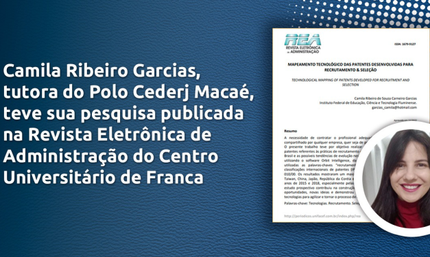 Pesquisa de tutora do Cederj Macaé ganha destaque em revista acadêmica