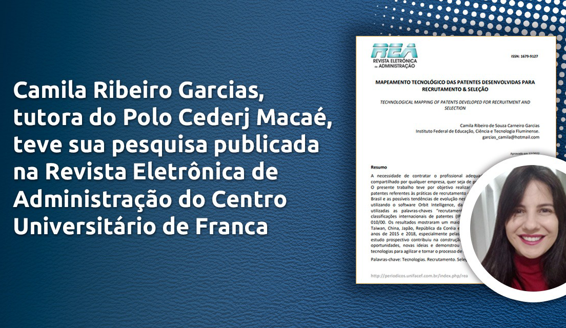 Pesquisa de tutora do Cederj Macaé ganha destaque em revista acadêmica