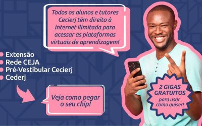 Internet gratuita para alunos e tutores da Fundação Cecierj: veja como retirar seu chip 