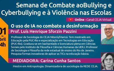 Rede CEJA promove debate sobre Inteligência Artificial e combate a desinformação nesta terça-feira (01/04)