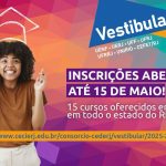 Vestibular Cederj 2025.2 está com inscrições abertas para 15 cursos de graduação semipresenciais 