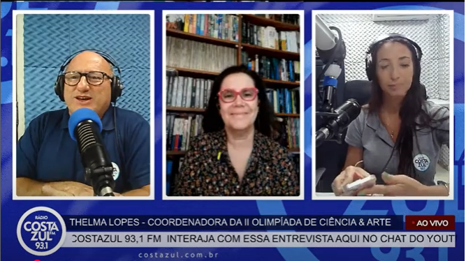 Talk Show Costazul – Olimpíada de Ciência & Arte da Fundação CECIERJ