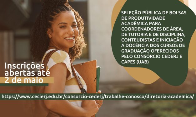 Seleção aberta para cadastro de reserva de coordenadores de área pedagógica, coordenadores de disciplina, coordenadores de laboratórios, coordenadores de tutoria, conteudistas, apoio acadêmico e apoio à avaliação institucional