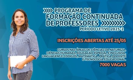Fundação Cecierj abre sete mil vagas para curso do Programa de Formação Continuada de Professores e tem novas disciplinas