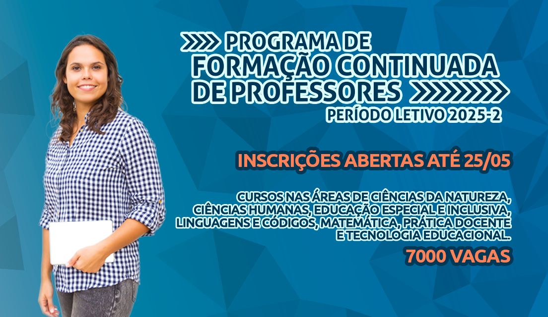 Fundação Cecierj abre sete mil vagas para curso do Programa de Formação Continuada de Professores e tem novas disciplinas