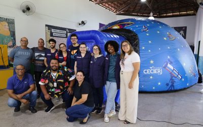 Planetário digital da Caravana da Ciência estreia para alunos de escolas públicas e particulares de Paracambi