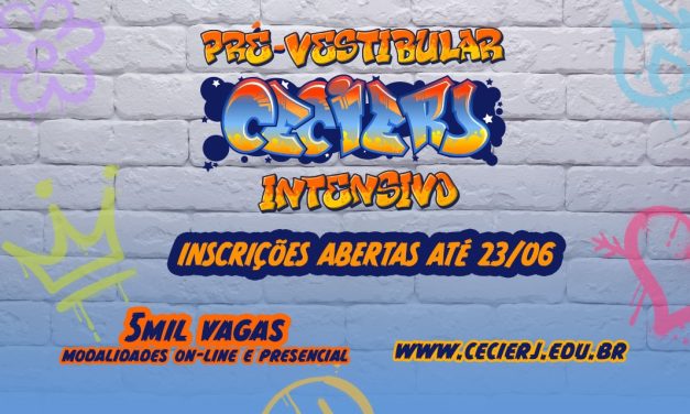 Inscrições abertas para o curso intensivo do Pré-Vestibular Cecierj