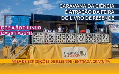 Caravana da Ciência participa da Feira do Livro de Resende 2025