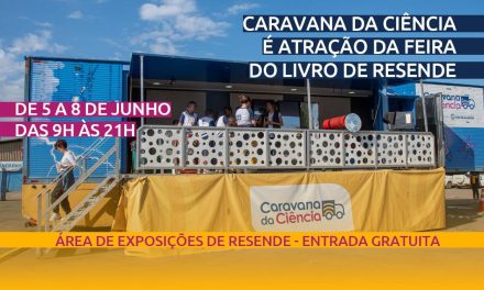 Caravana da Ciência participa da Feira do Livro de Resende 2025