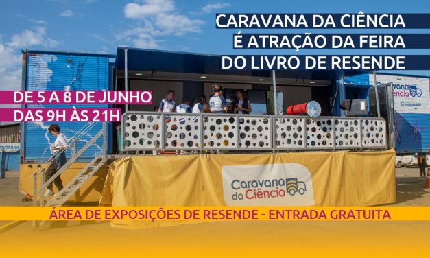 Caravana da Ciência participa da Feira do Livro de Resende 2025