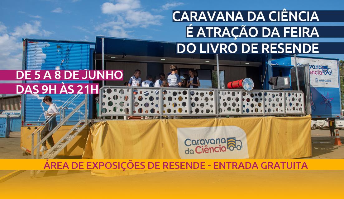 Caravana da Ciência participa da Feira do Livro de Resende 2025
