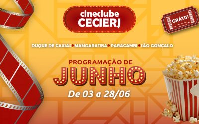 Cineclube CECIERJ estreia em Paracambi com sessões gratuitas de cinema e divulga programação de junho