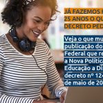 Veja o que muda com a Nova Política de EaD