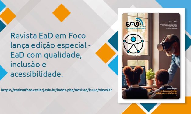 Revista “EaD em Foco” lança edição especial com artigos sobre inclusão e acessibilidade