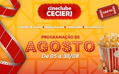 *Cineclube CECIERJ leva sessões gratuitas de cinema a quatro municípios do Rio em agosto*