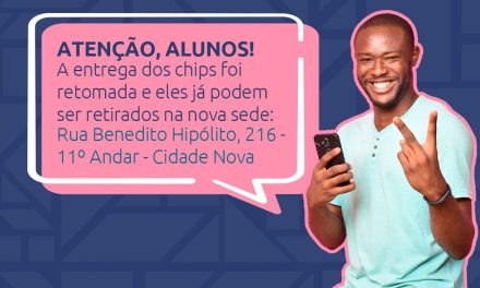 ENTREGA DOS CHIPS DE TELEFONIA MÓVEL JÁ ESTÁ SENDO FEITA NA NOVA SEDE DA FUNDAÇÃO CECIERJ