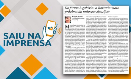 Saiu na imprensa: Ricardo Piquet – Do fórum à galáxia: a Baixada mais próxima do universo científico | | O Dia