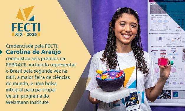 Estudante premiada na Fecti, Carolina de Araújo volta a representar o Brasil em feira internacional de ciências