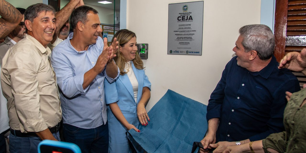 Novo polo do CEJA em Cachoeiras de Macacu marca compromisso do governo do estado com a educação