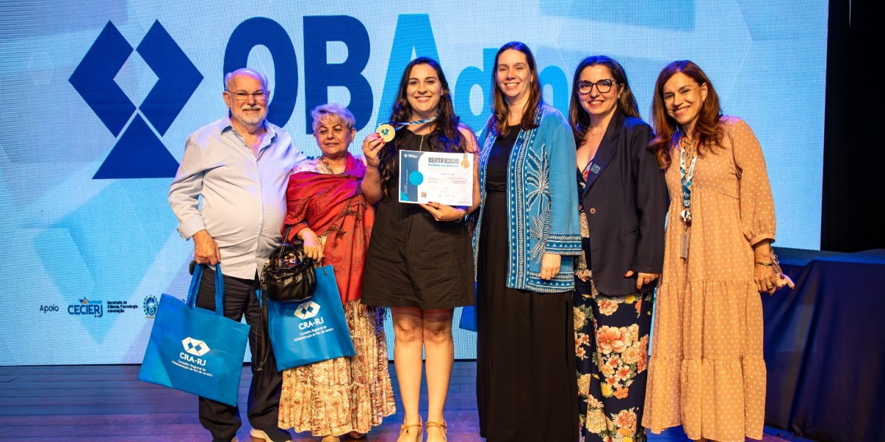 Jovens talentos do Cederj conquistam prêmios na Olimpíada Brasileira de Administração