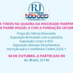 Fundação Cecierj participa do mutirão do RJ Para Todos na Quadra da Mocidade Independente de Padre Miguel