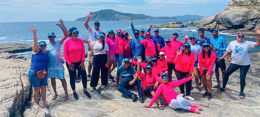 Alunos do Cederj participam de trote solidário de doação de sangue em Cabo Frio