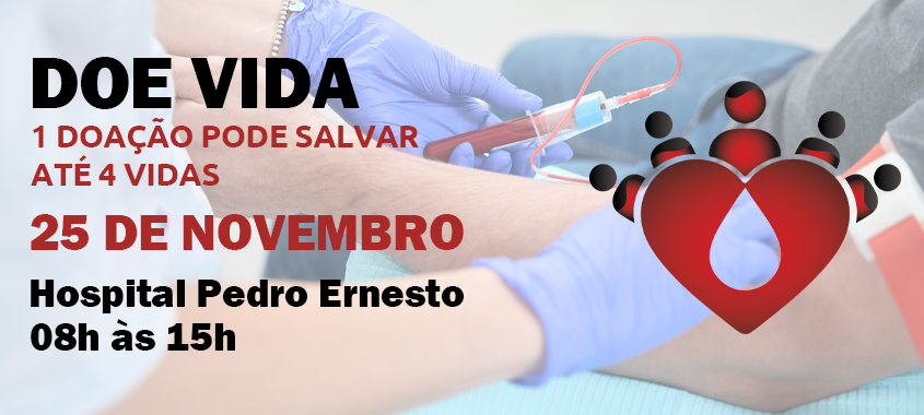 Secti promove campanha “Doe Vida” e mobiliza servidores para doação de sangue no Hospital Pedro Ernesto