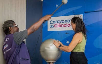 Caravana da Ciência faz a alegria das crianças em Paraíba do Sul