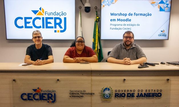 Programa de estágio da Fundação Cecierj promove workshop de formação em Moodle