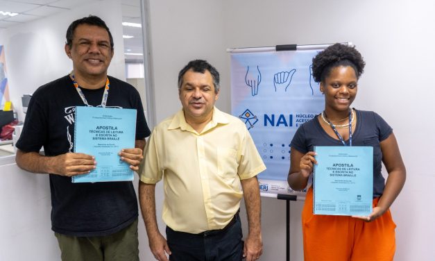 Além do tato: Fundação Cecierj capacita equipe em sistema Braille com foco na autonomia e inclusão