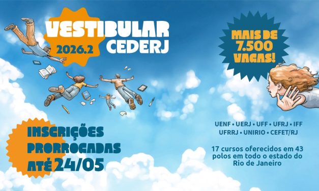 Inscrições para o Vestibular Cederj 2026.2 são prorrogadas até 24 de maio