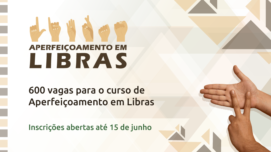 Fundação Cecierj abre 600 vagas para Curso de Aperfeiçoamento em Libras