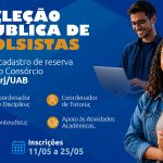 Fundação Cecierj abre seleção para bolsas de produtividade acadêmica do Consórcio Cederj/UAB