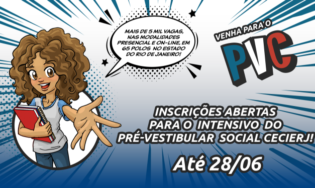 Curso Intensivo do Pré-Vestibular Social Cecierj abre mais de 5 mil vagas para novo processo seletivo