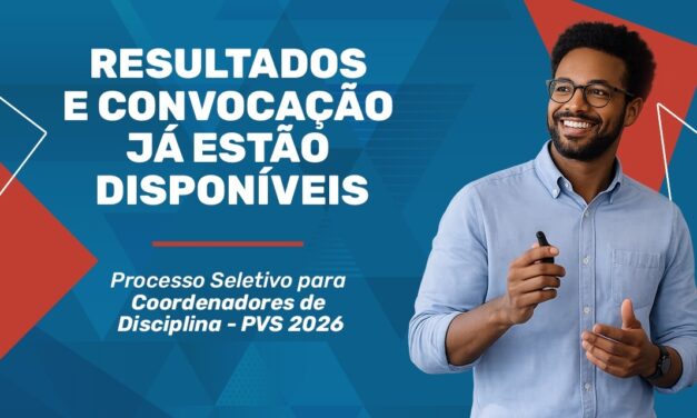 Fundação Cecierj convoca candidatos aprovados para coordenadores de disciplina do PVS 2026 para comparecimento presencial