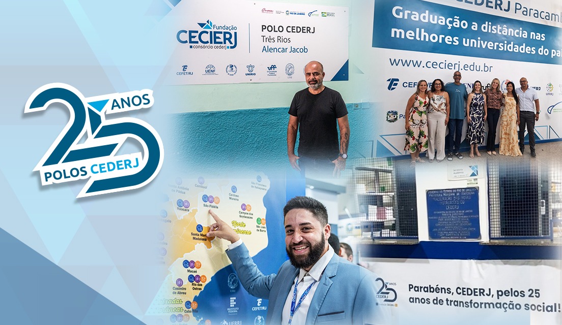 Polos Cederj celebram 25 anos da chegada do ensino superior público ao interior do estado