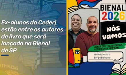 Bienal Internacional do Livro de SP terá obra com artigos de ex-alunos do Cederj